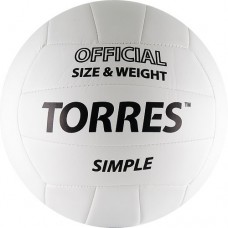 Мяч волейбольный TORRES Simple от 10 шт.